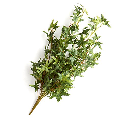 Factory Direct Craft Poly Silk Variegated Ivy Bushes | 2 Greenery Bushes