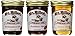Mrs. Miller's Amish Homemade Quince Jelly, Strawberry Jam & Red Raspberry Jam Variety Pack (One of Each) 8 oz/226g - Pack of 3 (Boxed)