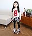 eshion® Girls Black Stretchy Faux Leather Skinny Pants Leggings Trousers