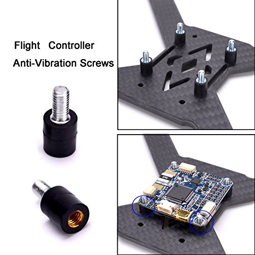 M3 Flight Controller Anti-Vibration Standoffs Fixed Screws Soft ...
