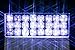 Midafon White LED Rings - 24 Pack Light Up Flashing Plastic Diamond Kids Play Rings