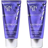 Yonka Elastine Jour & Nuit Set | Anti-Wrinkle Day and Night Creams 2 Pieces | Anti Aging Facial Moisturizer | Soften Fine Lines and Wrinkles with Vitamin C and Elastin Peptides | 2 x 1.70 oz