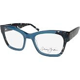 Sean John 6026 Cat Eye Eyeglass Frame/Eyewear Full-Rim Signature Logo Thick Arms Premium Acetate Collection