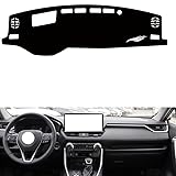 leather dash board cover mat Compatible with Toyota