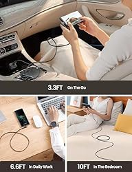 AINOPE Right Angle USB Type C Cable [3-Pack