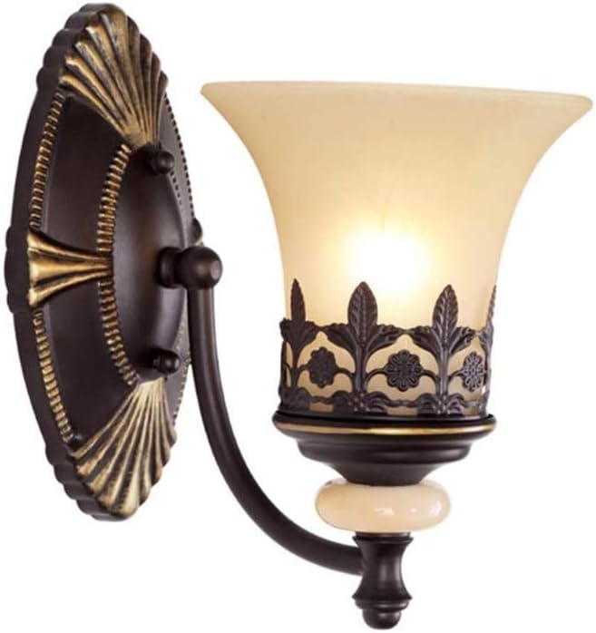 Lámparas antiguas,SYXX Americana creativo dormitorio pared del hierro