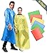 Rain Poncho: 6 Pack Emergency Disposable Waterproof Rain Coat Ponchos for Adults Men Women Teens Kids | Extra Thick, Drawstring Hood, Elastic Sleeve