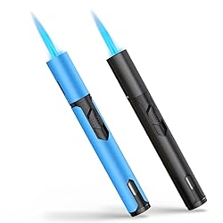 Torch Lighters 2 Pack Adjustable Jet Flame Butane
