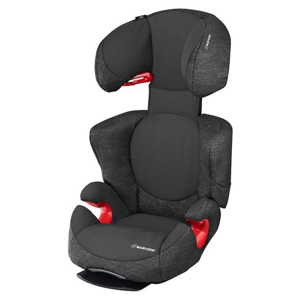 Maxi-Cosi Rodi AirProtect Kindersitz, Autositzerhöhung mit hoher Rücklehne, 3,5 - 12 Jahre, 15 - 36 kg, Nomad Black (schwarz)