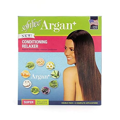 amazon com argan no lye conditioning hair relaxer super strength double pack kit conditions strengthens smooths and relaxes resistant hair gently with olive oil sofn free grohealthy single beauty argan no lye conditioning hair relaxer super strength double pack kit conditions strengthens smooths and relaxes resistant hair gently with