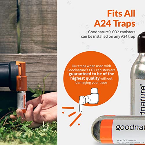 Goodnature CO2 Canister, Carbon Dioxide Canister for A24 Rat & Mouse