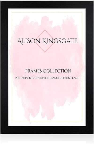 Alison Kingsgate Modern A1 Black Picture Frame Engineered Wood
