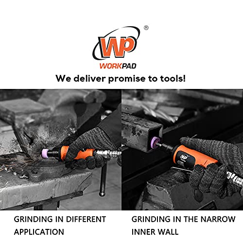 WORKPAD Mini Air Straight Die Grinder with 10Pieces Air Die Grinder