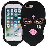 3D Cartoon Iphone 7 Plus Case,Newest Fashion Food Plants Animals Design Phone Bags Soft Silicone Cover for Apple iphone 7 Plus