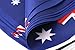 TSMD 100 Feet Australia Australian Flag 76Pcs Indoor/Outdoor National Country Flags,Party Decorations for Olympics,World Cup,Bar,Sports Event,International Festival(8.2