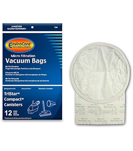 5 sacchetti per SINGER SVCB 4215 e TRISTAR SZ 1912 microfibra