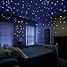 Glow in The Dark Star Decals Glowing Reusable Ceiling Décor of 1447Pcs Dots Plus Moon and Constellation Guide Perfect for Kids Bedding Room or Media Room, Beautiful Wall Decals