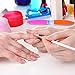 EBOOT 4 Pieces Handle Plastic Nail Brush Nail Hand Scrubbing Cleaning Brush (Large, Multicolor)
