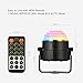 YiYiBa Party Lights,Disco Ball DJ Lights RGB Stage Lighting Strobe LED 11 Color Changing Sound Activated Magic Ball Effect Strobe Lights with Remote Control For Dj Club Bedroom Kids Birthday(2 PACK)