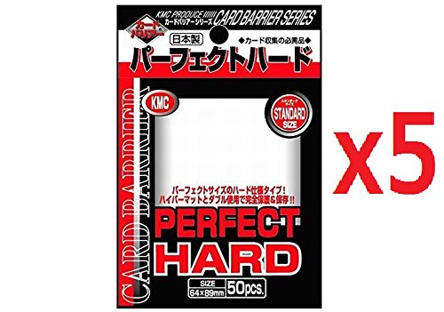 5 set!!! /// KMC Card Barrier sleeve PERFECT HARD from Japan