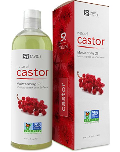 Castor Oil 16oz. Non GMO 100% Natural Oil for Hair, Skin, Scalp and Massage Carrier Oils. UV Resistant BPA Free Bottle - 100% Satisfaction Guarantee Castor Oil 16oz. Non GMO 100% Natural Oil for Hair, Skin, Scalp and Massage Carrier Oils. UV Resistant BPA Free Bottle - 100% Satisfaction Guarantee