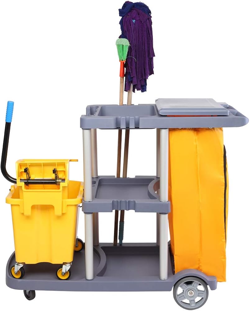Janitorial Cart Washing Car Cleaning car Sanitation Truck
