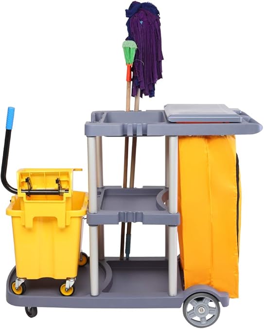 Janitorial Cart Washing Car Cleaning car Sanitation Truck