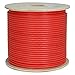 Vertical Cable Cat6A 10G, UTP, 23AWG, Solid Bare Copper, PVC, 1000ft Bulk Ethernet Cable, Red