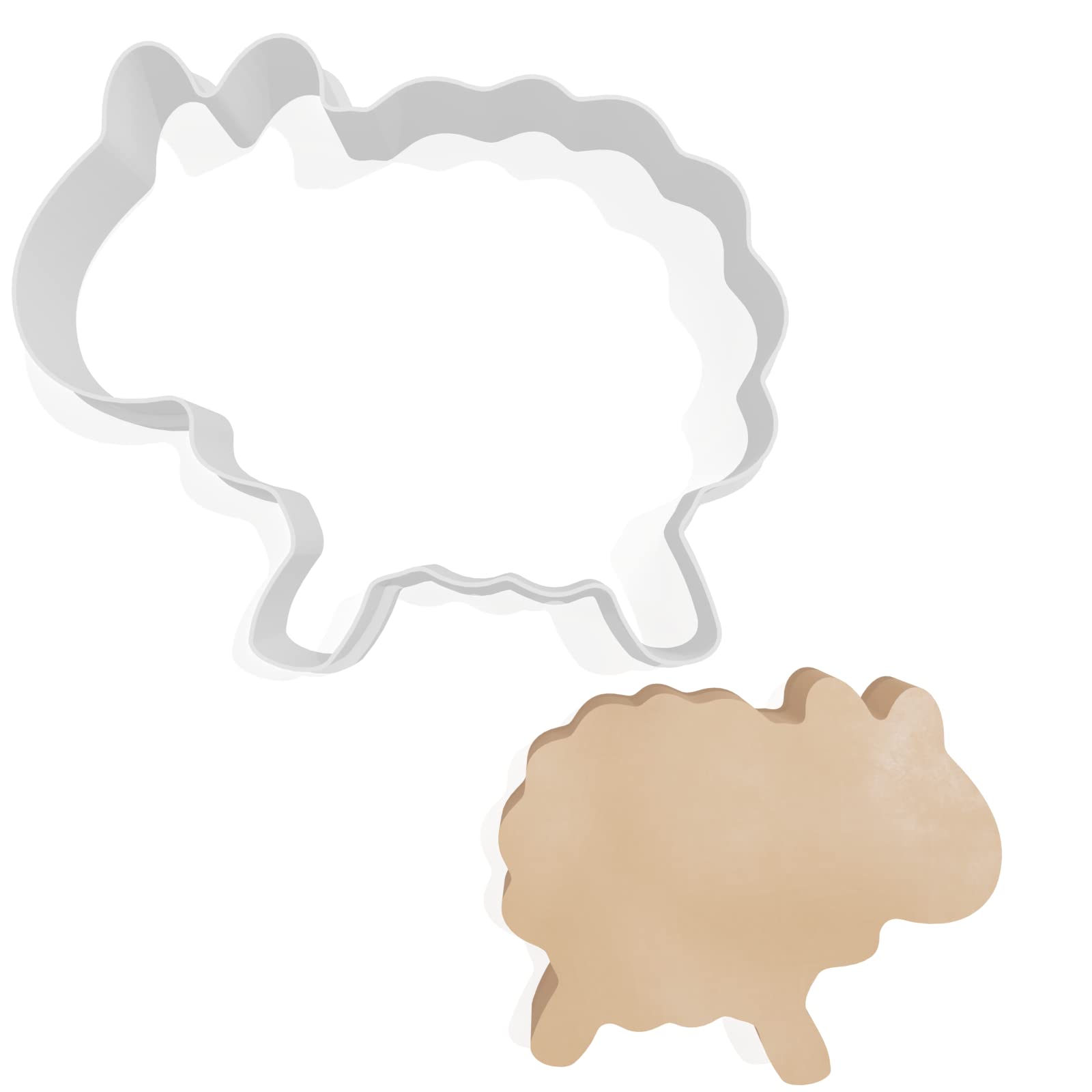 Cutting About Sheep Cookie Cutter - 3 Sizes