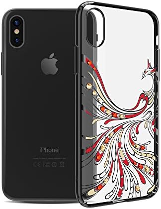 iPhone X Case with Swarovski Element Crystal Design SunbaYouth iPhone X Edition Case Drop Resistance iPhone X Protective Case Hard PC for iPhone X Case Clear