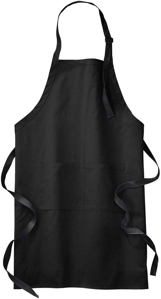 Star and Stripes Apron Chef Black Apron Plain Long Length Pocket Aprons