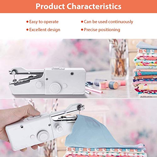 CHARMINER Handheld Sewing Machine, Quick Repairing Suitable for Denim