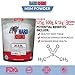 Hard Rhino MSM (Methylsulfonylmethane) Powder, 1 Kilogram (2.2 Lbs), Unflavored, Lab-Tested, Scoop Included