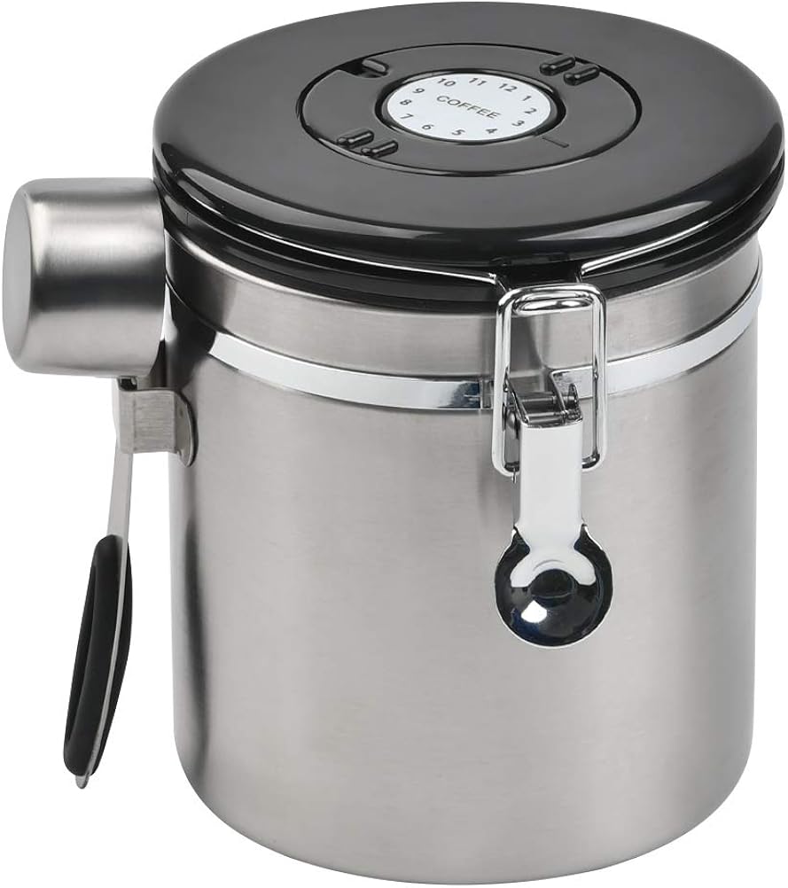 Coffee Bean Vacuum Container, Vacuum Sealed Airtight Container, Jar