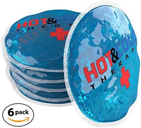 Ice Packs For Injuries Reusable Gel Hot Cold Flexible Compress Ideal For Breast Feeding , Tooth , Face , Arthritis , Headache , Eye , Cramp and Joint Pain Relief