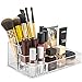 Sorbus® Acrylic Cosmetics Makeup and Jewelry Storage Case Display Top–Glamorous, Space- Saving, Stylish Acrylic Bathroom Organizer (Top Style 2)