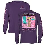 Simply Southern Long Sleeve T-Shirt - Bucket List - Concord