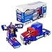 Truck Transforming Robot 2 in 1 Models - 1 Button Transformation, Realistic Engine Sounds, Multicolor Lights, 360 Degree Spinning - Ideal Kids Boys Girls Holiday Birthday Gift
