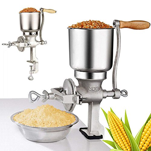 Yosoo 5L Handgetreidemühle Handkaffeemühle Handmühle Kornmühle Mühle Kaffeemühle Nussmühle - ca. 32x43cm – Bild 3