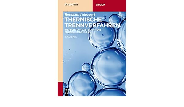 Amazoncom Thermische Trennverfahren Trennung Von Gas - 