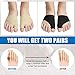 (4pcs) Bunion Relief Sleeve,Bunion Corrector with Soft Gel Pads REUSEABLE Bunion Splints Toe Spacer Socks Great for Hammer Toe,Hallux Valgus & Big Toe Joint, for Men and Women-Large/X-Large.