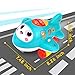 KidPal Toys for Crawling Babies, My First Plane Baby Toy for 1 2+ Year Old Boy & Girl with Music and Light, Moving Toys Encorage to Crawling, Kids Toys for Age 12 16 18M+