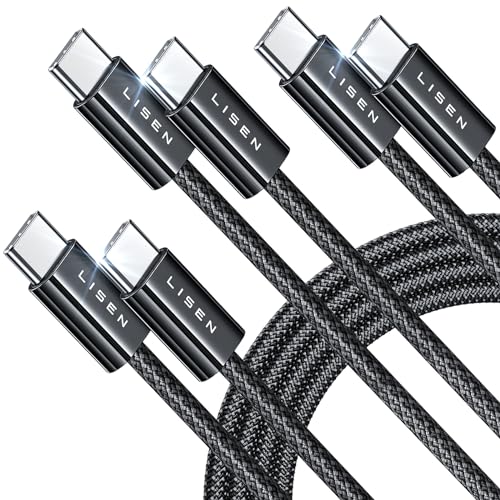 LISEN iPhone 16 Ladekabel, [3-Pack, 2M] Samsung Ladekabel... en promo sur Amazon