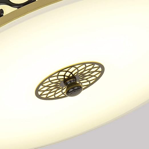 Led Rustikal Deckenleuchte Dimmbar Kuche Flur Decke Lampen Landhausstil Rund Design Vintage Deckenlampe Metall Glas Deckenstrahler Fur Esszimmer Schlafzimmer Bad Leuchten O30 H12cm Schwarz Gold Amazon De Beleuchtung