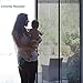 Holihifi Magnetic Screen Door - Magnets Mesh Door Fits Doors up to 34 x 82, Magnetic Closure, Full Frame Hook & Loop