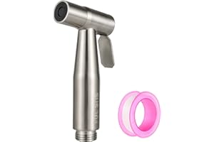 Votiekoye Stainless Steel Bidet Sprayer Head Bathroom Muslim Shower, Toilet Sprayer, Handheld Bidet, Cloth Diaper Sprayer