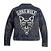 VEGASBEE Lone Wolf Patch Embroidered Iron-On Patch Biker Jacket Rider Vest TOP Rocker 12