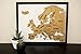 JetsetterMaps Scratch Your Travels Europe Region Map 16x20 in Poster
