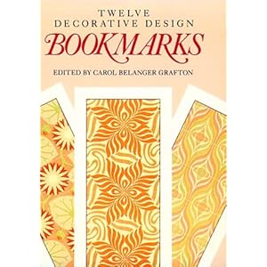 Twelve Decorative Design Bookmarks