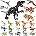 20 PCS Dinosaur Toys for 3 Year Olds, Jurassic World Dinosaur Toys Sets, Plastic Dinosaurs Toys Mini Dinosaur Figures for Kids Gift, Dino Fans,Deformation T-rex, Pterosaurs, Brachiosaurus, Triceratops